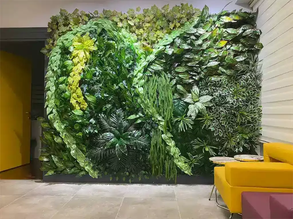 Dikey Dekor - Yapay Dikey Bahce Dikey Dekor Uygulama Gorsel