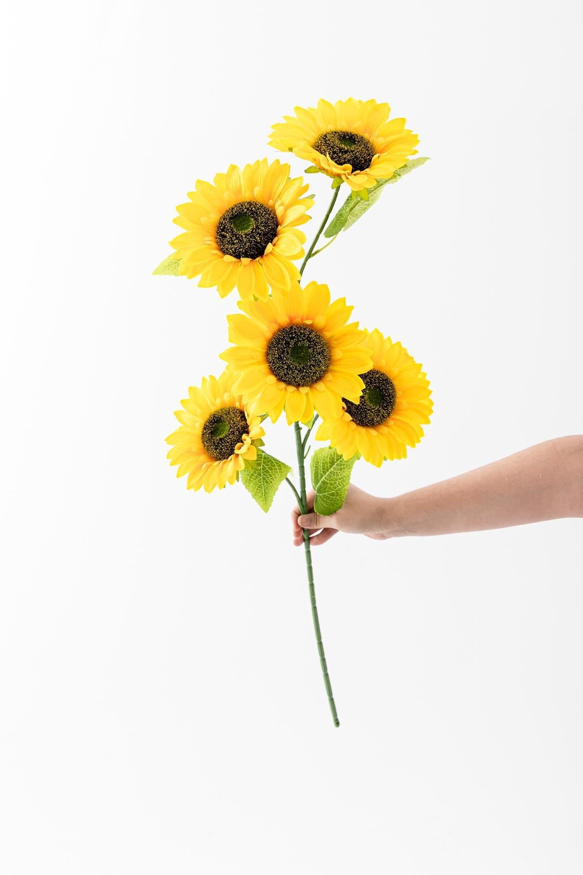 Dikey Dekor - yapay aycicegi 90 cm dal 5 kafa 8346 Toptan Yapay Ayçiçeği 90 Cm Dal 5 Kafa - Görsel 2
