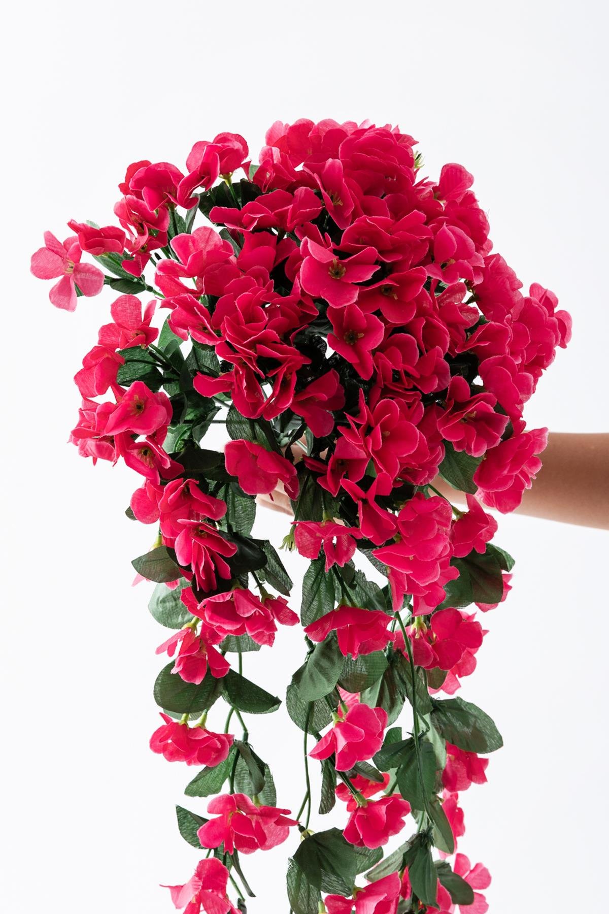 Dikey Dekor - yapay begonvil cicegi 75 cm fusya 22 dal 3016 Toptan Yapay Begonvil Çiçeği 75 cm Fuşya 22 dal - Görsel 2