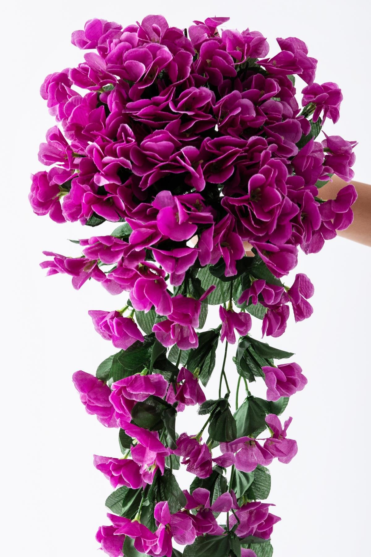 Dikey Dekor - yapay begonvil cicegi 75 cm lila 22 dal 3029 Toptan Yapay Begonvil Çiçeği 75 cm Lila 22 dal - Görsel 3