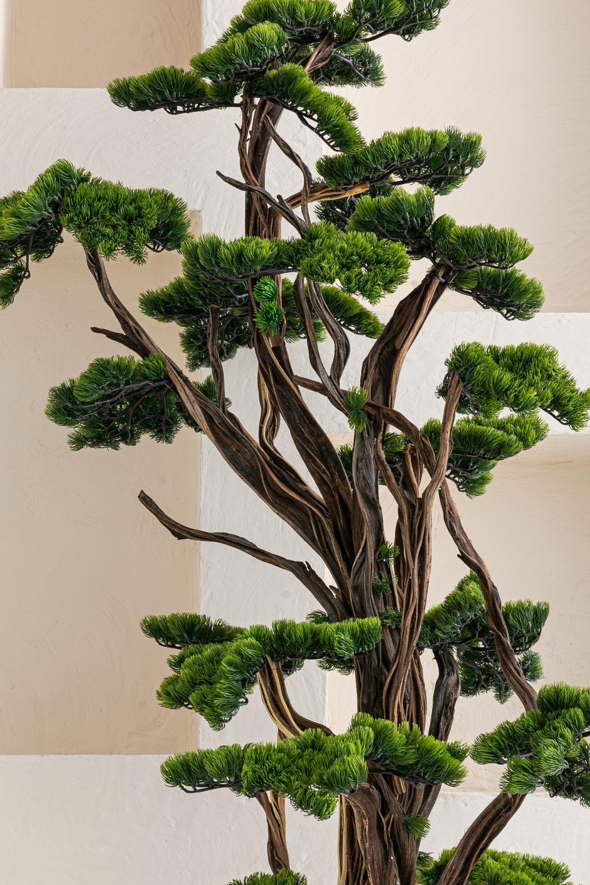 Dikey Dekor - yapay buyuk bonsai agaci 200 cm 40 dal 7122 Toptan Yapay Büyük Bonsai Ağacı 200 cm 40 dal - Görsel 2