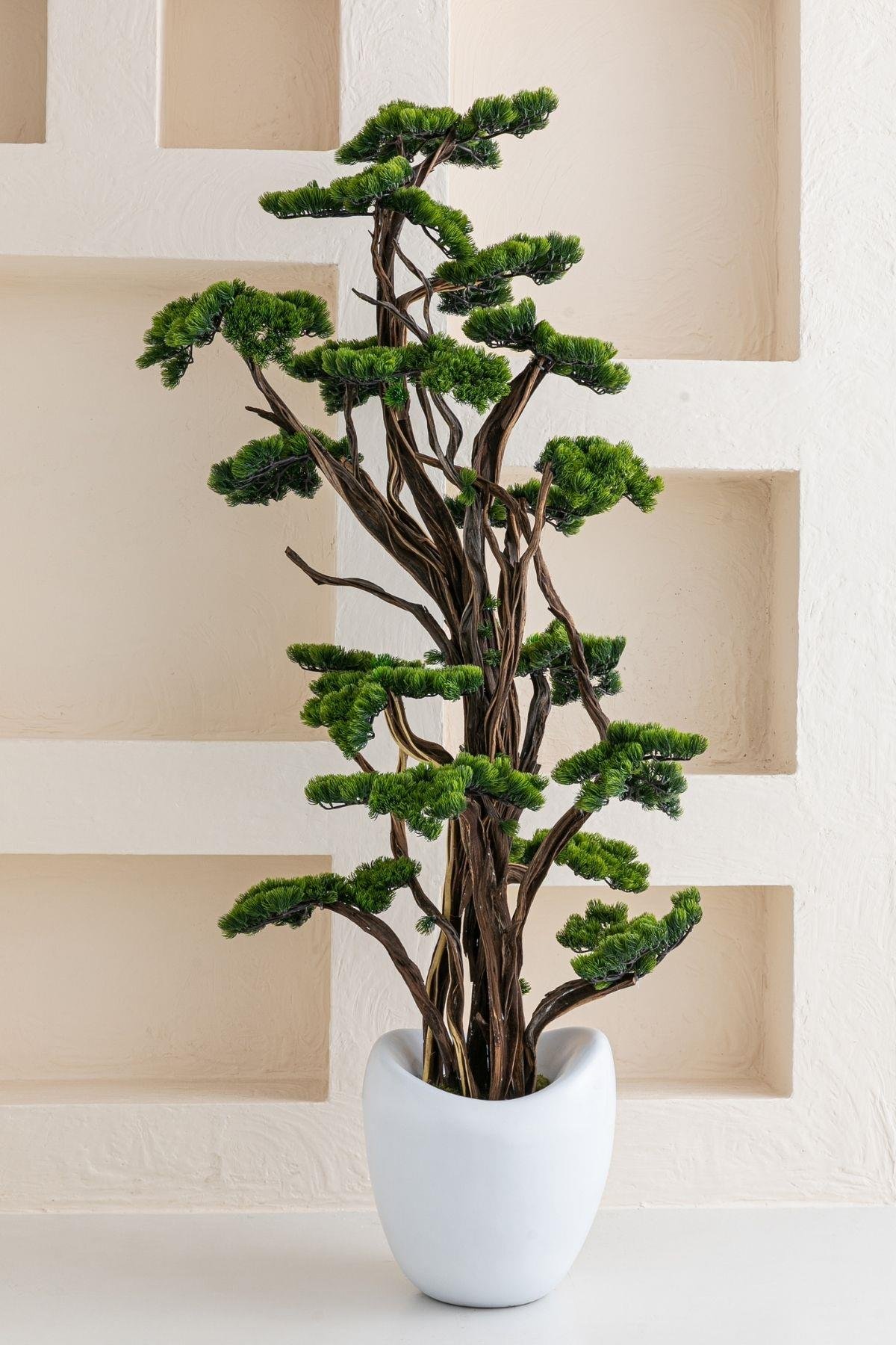 Dikey Dekor - yapay buyuk bonsai agaci 200 cm 40 dal 7123 Toptan Yapay Büyük Bonsai Ağacı 200 cm 40 dal - Görsel 3