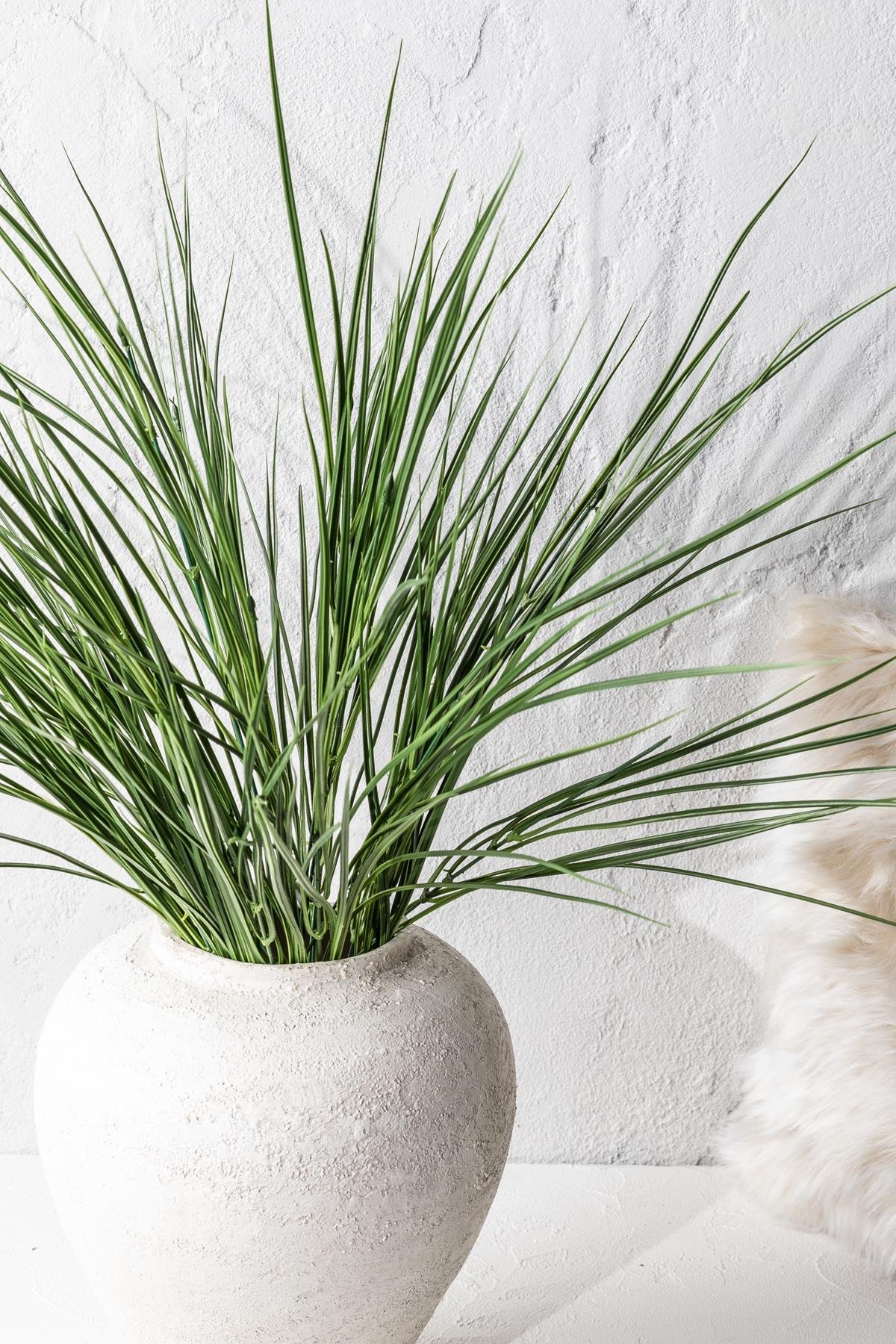 Dikey Dekor - yapay buyuk ince saz demeti yesil 70 cm 24 dal 4159 Toptan Yapay Büyük İnce Saz Demeti Yeşil 70 Cm 24 Dal - Görsel 2