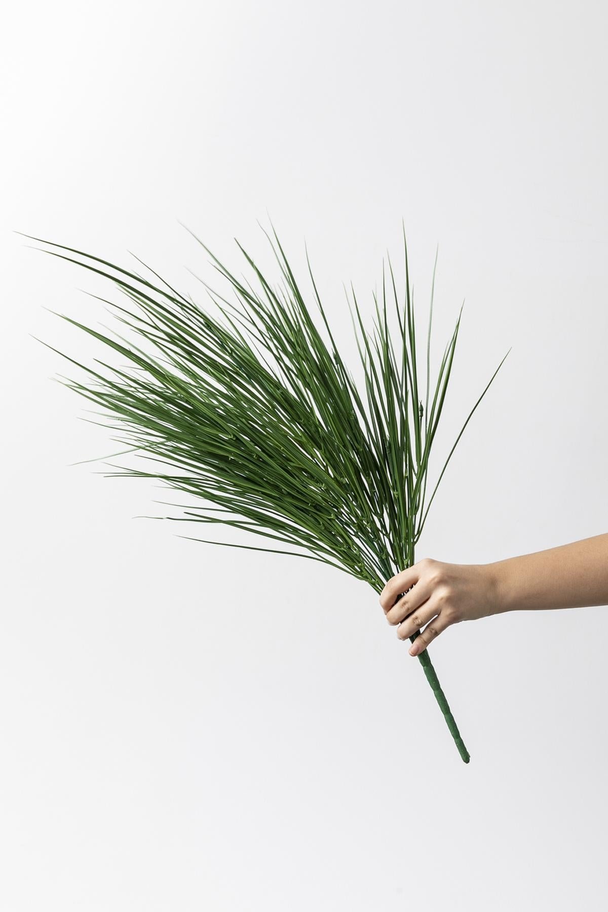 Dikey Dekor - yapay buyuk ince saz demeti yesil 70 cm 24 dal 4160 Toptan Yapay Büyük İnce Saz Demeti Yeşil 70 Cm 24 Dal - Görsel 3