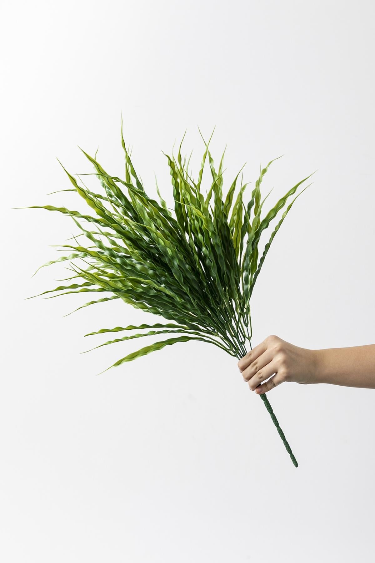 Dikey Dekor - yapay buyuk saz demeti acik yesil 60 cm 10 dal 4120 Toptan Yapay Büyük Saz Demeti Açık Yeşil 60 Cm 10 Dal - Görsel 3