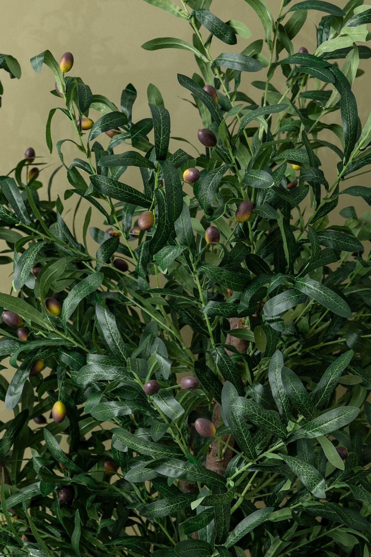 Dikey Dekor - yapay buyuk zeytin agaci 200 cm 30 dal 7461 Toptan Yapay Büyük Zeytin Ağacı 200 cm 45 Dal - Görsel 2