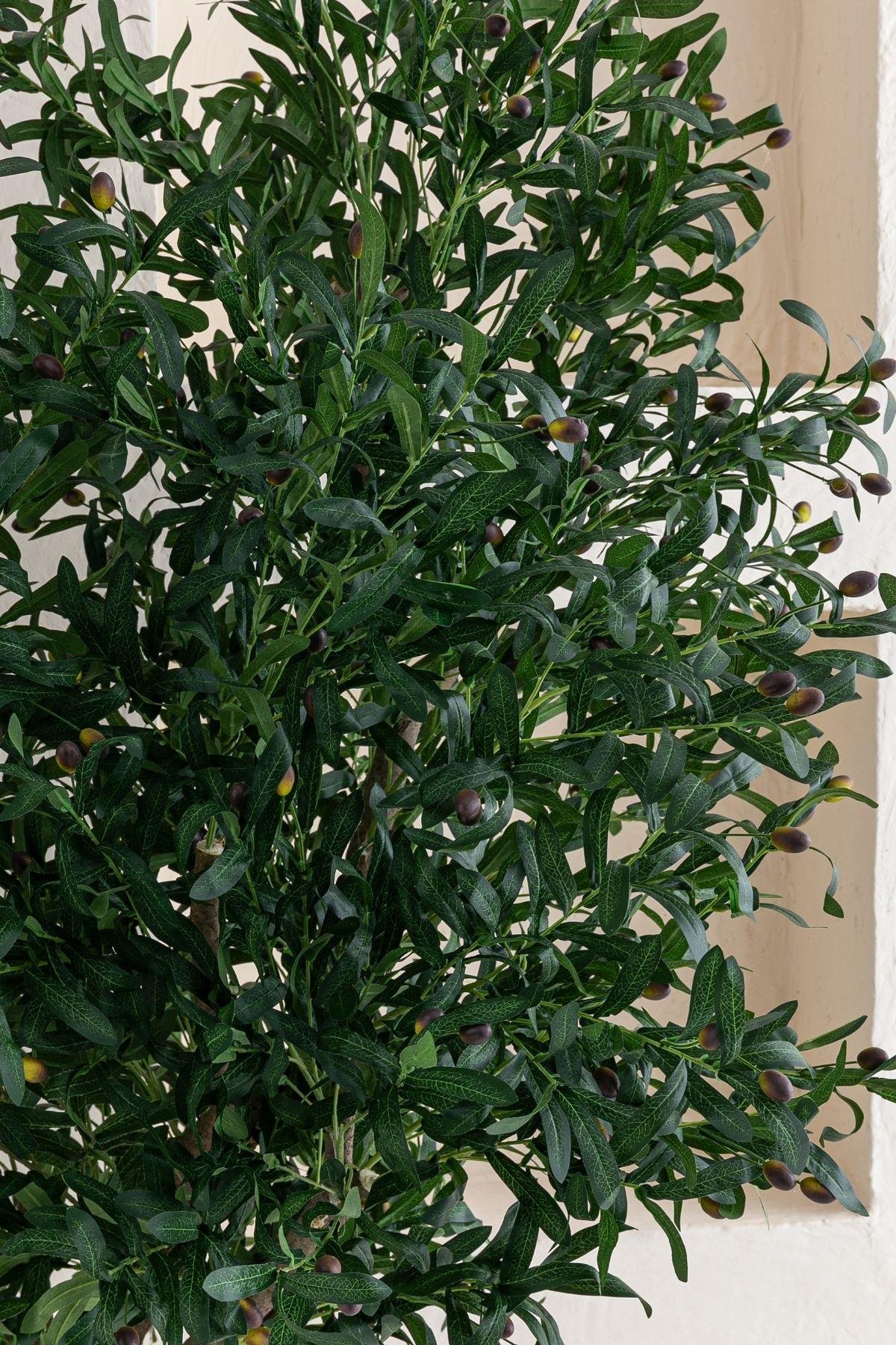 Dikey Dekor - yapay buyuk zeytin agaci 200 cm 7129 Toptan Yapay Büyük Zeytin Ağacı 200 cm - Görsel 4