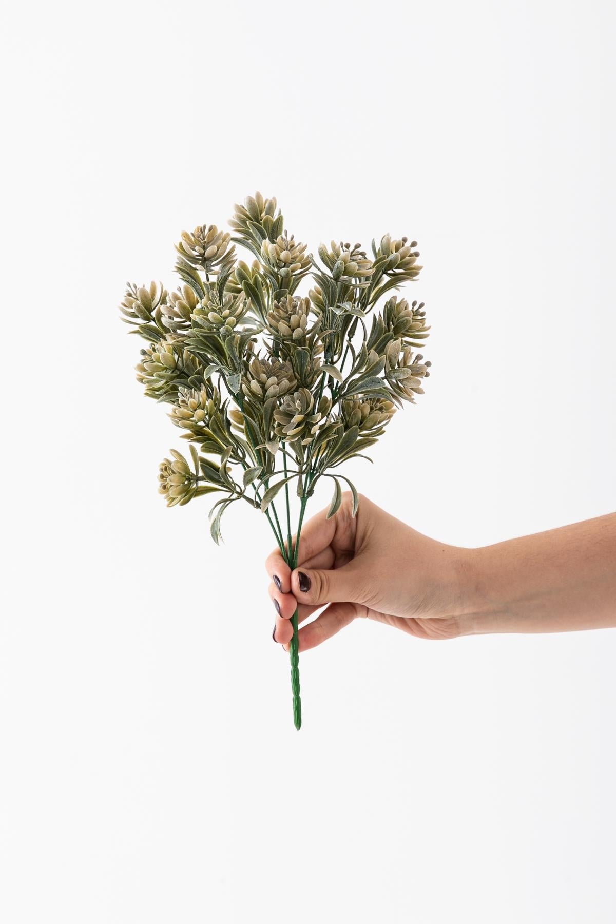 Dikey Dekor - yapay cam demeti 30 cm 5 dal 6795 Toptan Yapay Çam Demeti 30 Cm 5 Dal-Kahverengi / STANDART - Görsel 4
