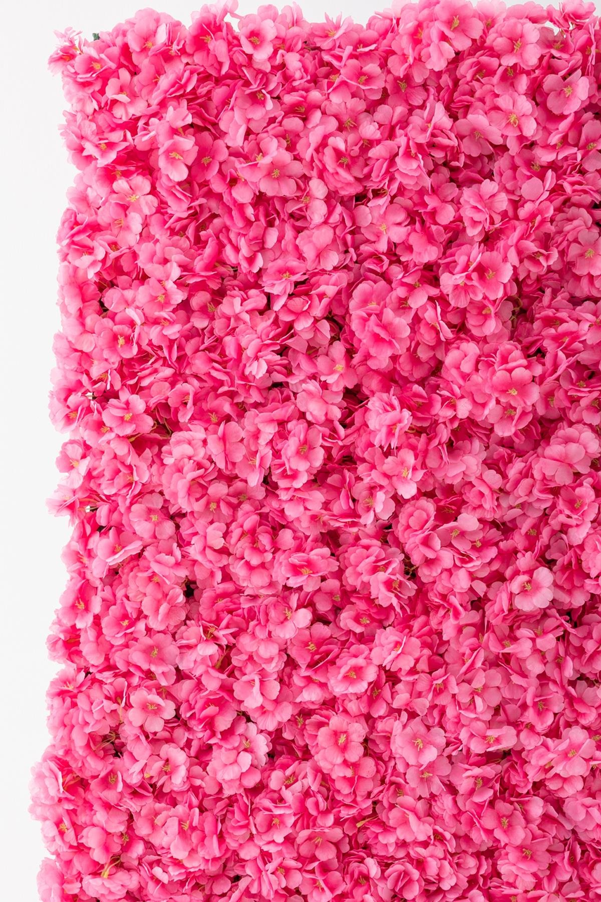 Dikey Dekor - yapay cicek duvari 100x100 pembe 6685 Toptan Yapay Çiçek Duvarı 100x100 Pembe - Görsel 3