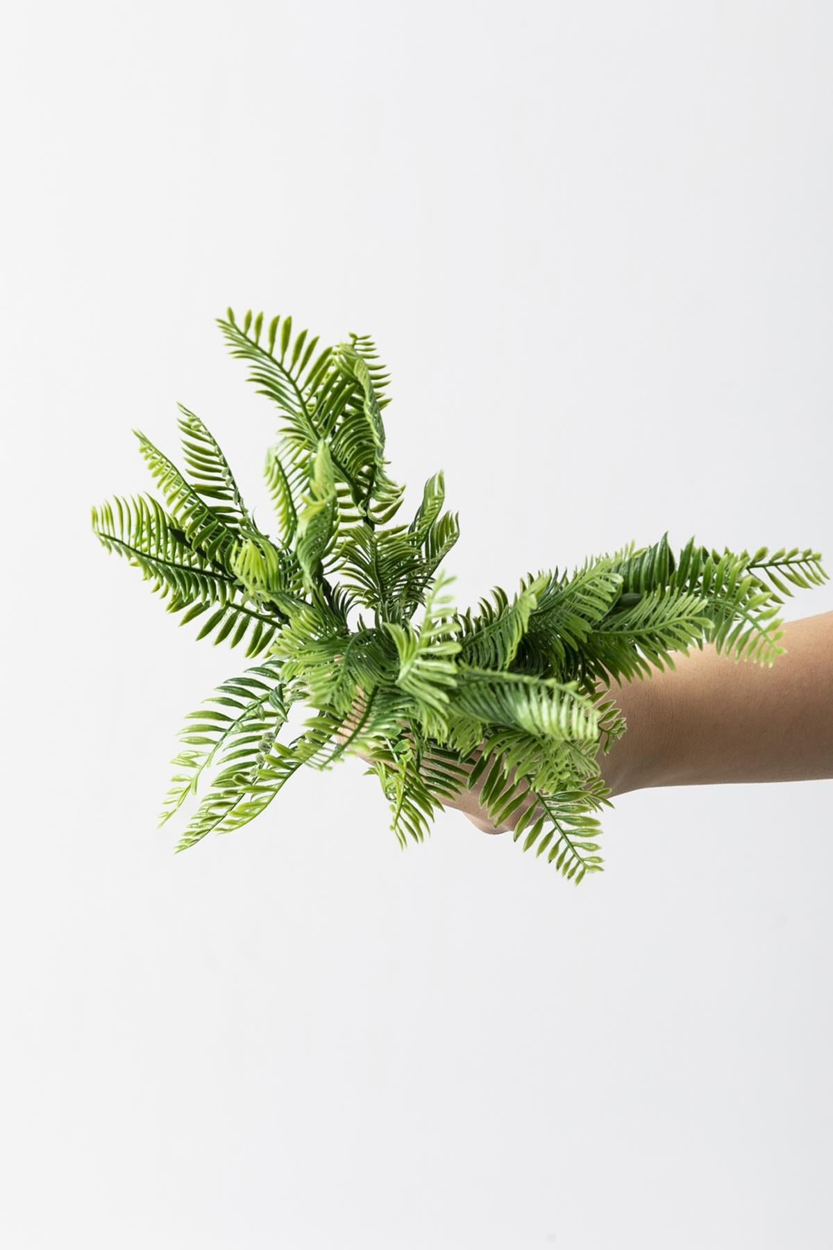 Dikey Dekor - yapay fenix demeti yesil 35 cm 7 dal uv 3990 Toptan Yapay Fenix Demeti Yeşil 35 Cm 7 Dal (Uv) - Görsel 4