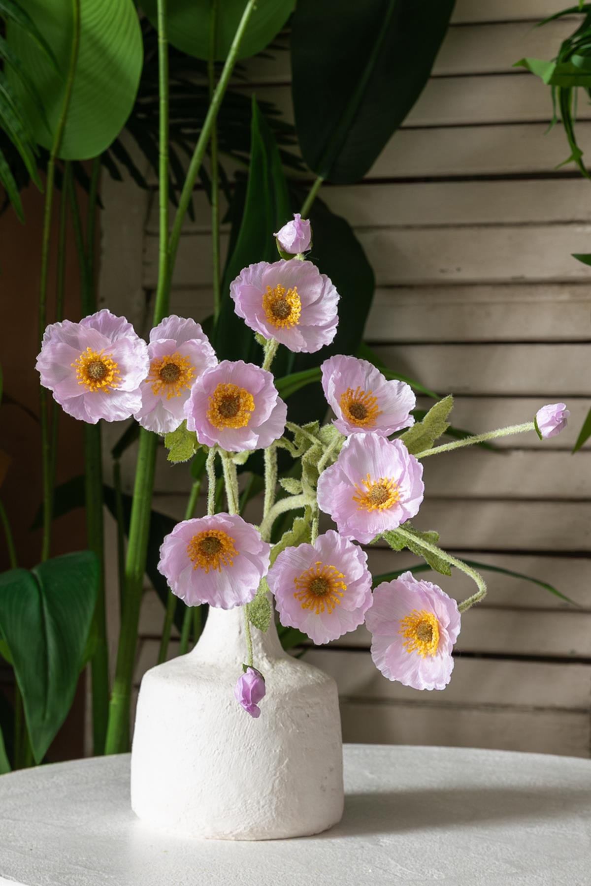 Dikey Dekor - yapay gelincik cicegi 60 cm tek dal 6870 Toptan Yapay Gelincik Çiçeği 60 Cm Tek Dal-Mavi / STANDART - Görsel 3