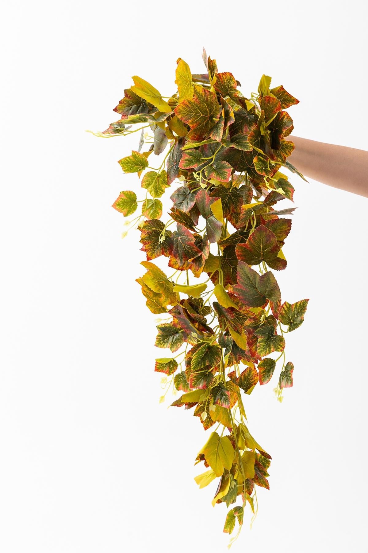 Dikey Dekor - yapay hedera sarmasik 100 cm 8 dall 6811 Toptan Yapay Hedera Sarmaşık 100 Cm 9 Dal-Yeşil / STANDART - Görsel 4