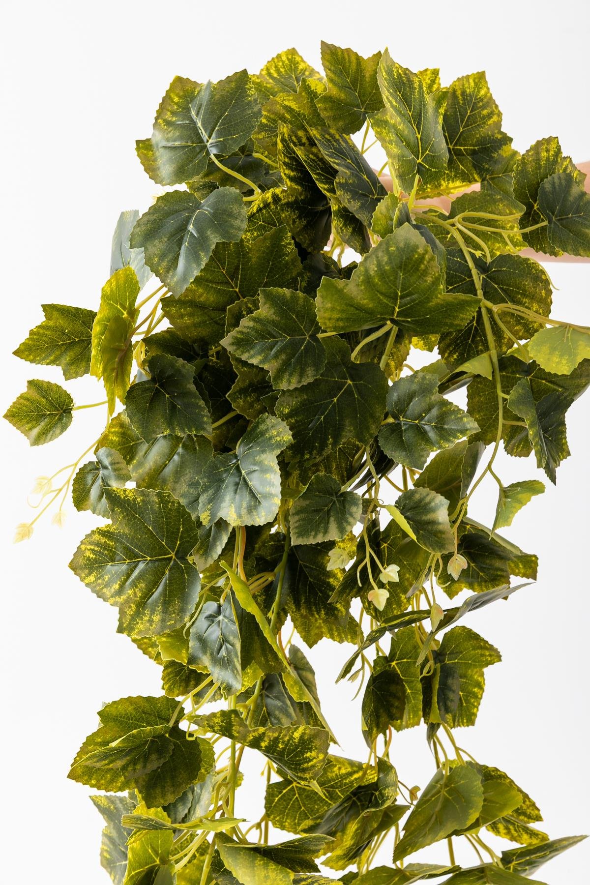 Dikey Dekor - yapay hedera sarmasik 100 cm 9 dal koyu yesil 7055 Toptan Yapay Hedera Sarmaşık 100 Cm 9 Dal Koyu Yeşil - Görsel 3