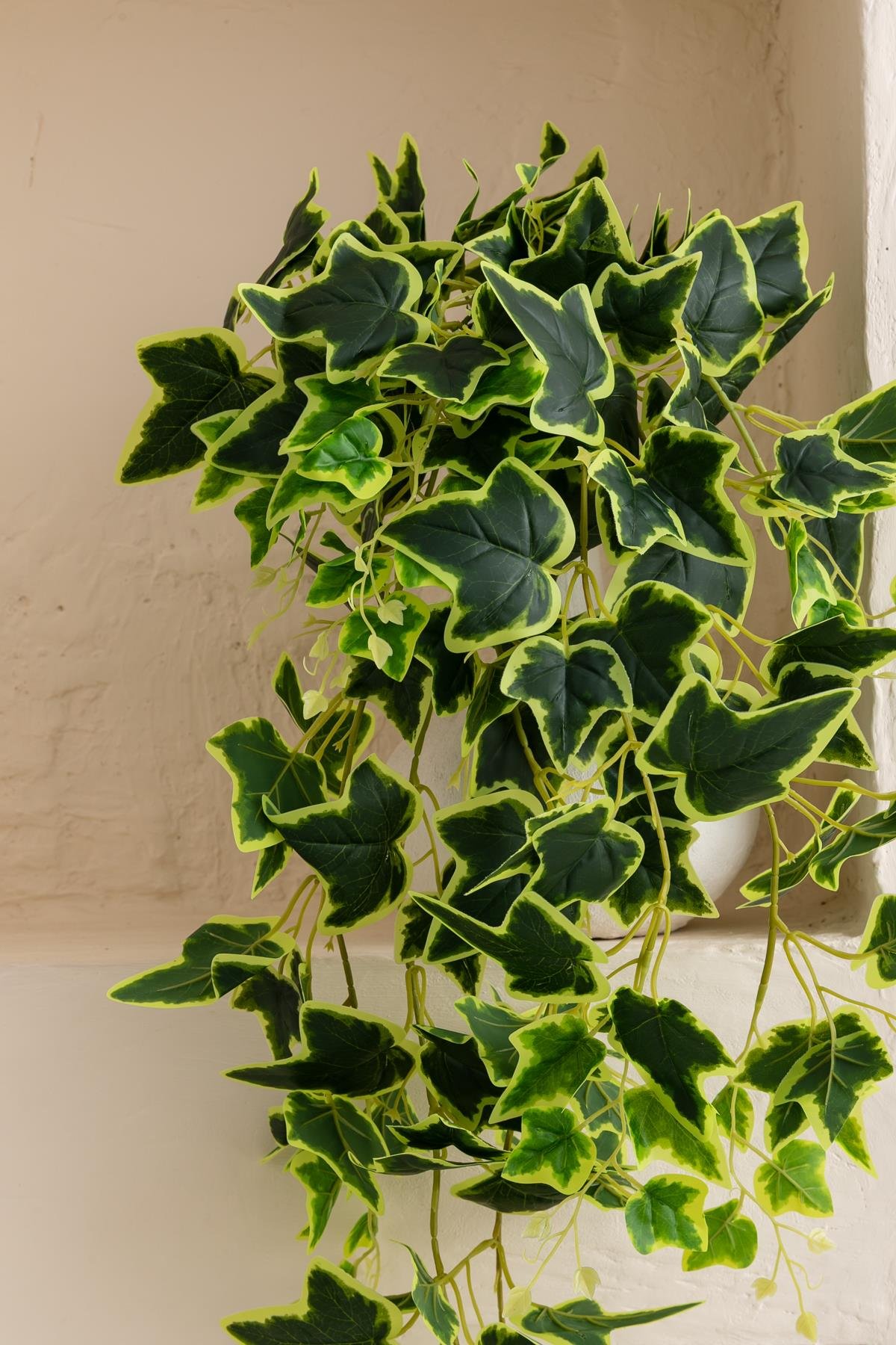 Dikey Dekor - yapay hedera sarmasik 100 cm 9 dal yesil sari 7063 Toptan Yapay Hedera Sarmaşık 100 Cm 9 Dal Yeşil Sarı - Görsel 2