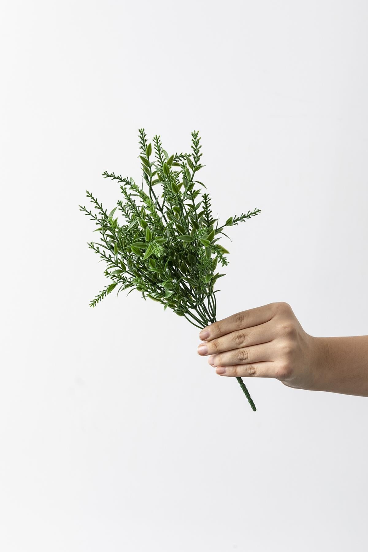 Dikey Dekor - yapay ihlamur demeti yesil 35 cm 5 dal uv 3994 Toptan Yapay Ihlamur Demeti Yeşil 35 Cm 5 Dal (Uv) - Görsel 3