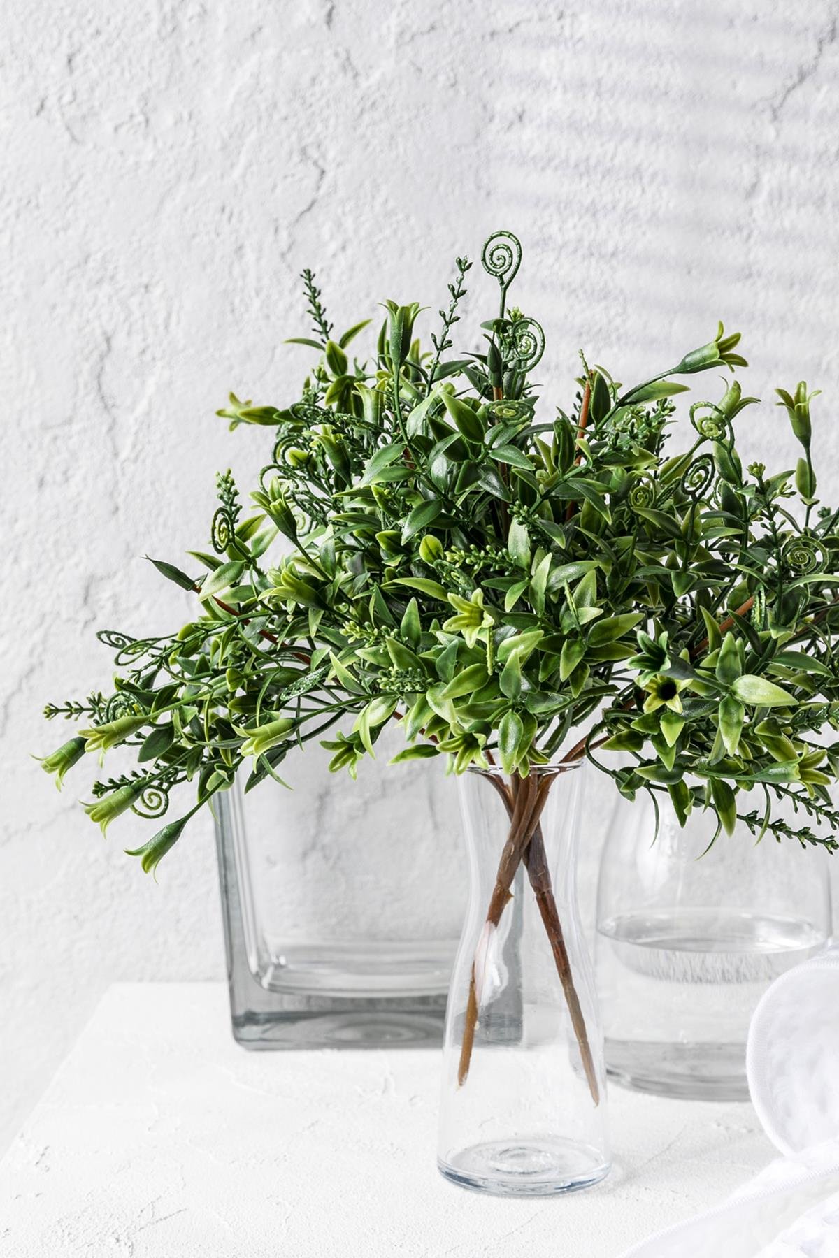 Dikey Dekor - yapay kabak cicegi demeti yesil 30 cm 5 dal 4099 Toptan Yapay Kabak Çiçeği Demeti Yeşil 30 Cm 5 Dal - Görsel 2