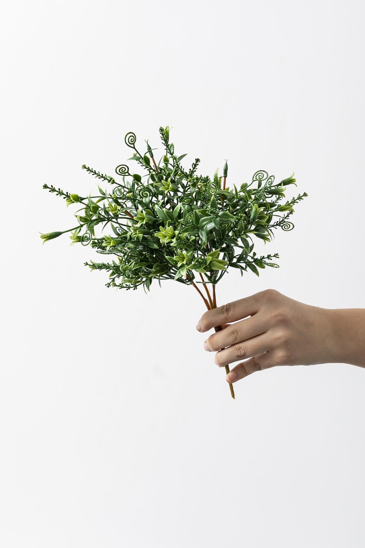 Dikey Dekor - yapay kabak cicegi demeti yesil 30 cm 5 dal 4100 Toptan Yapay Kabak Çiçeği Demeti Yeşil 30 Cm 5 Dal - Görsel 3