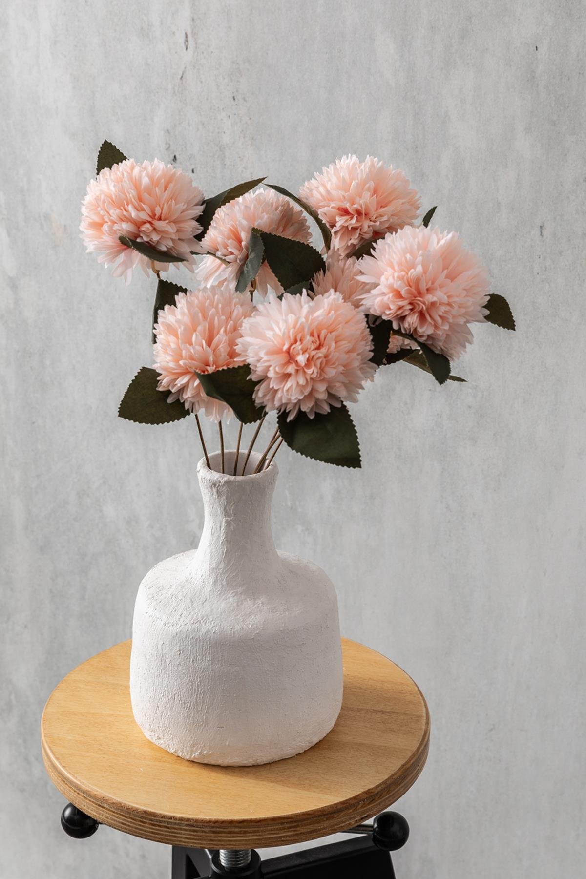 Dikey Dekor - yapay kasimpati cicegi acik somon 40 cm 7 dal 3609 Toptan Yapay Kasımpatı Çiçeği Açık Somon 40 cm 7 Dal - Görsel 2