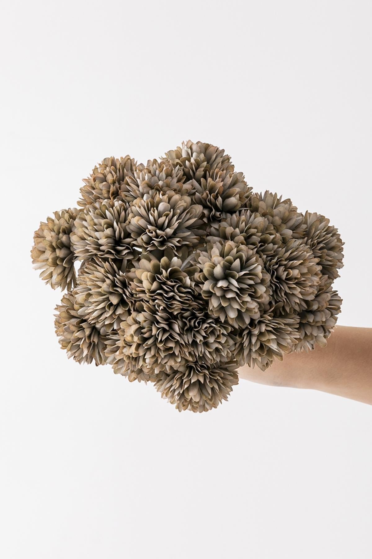 Dikey Dekor - yapay kasimpati cicegi gri 25 cm 7 dal 4703 Toptan Yapay Kasımpatı Çiçeği Gri 25 Cm 7 Dal - Görsel 4