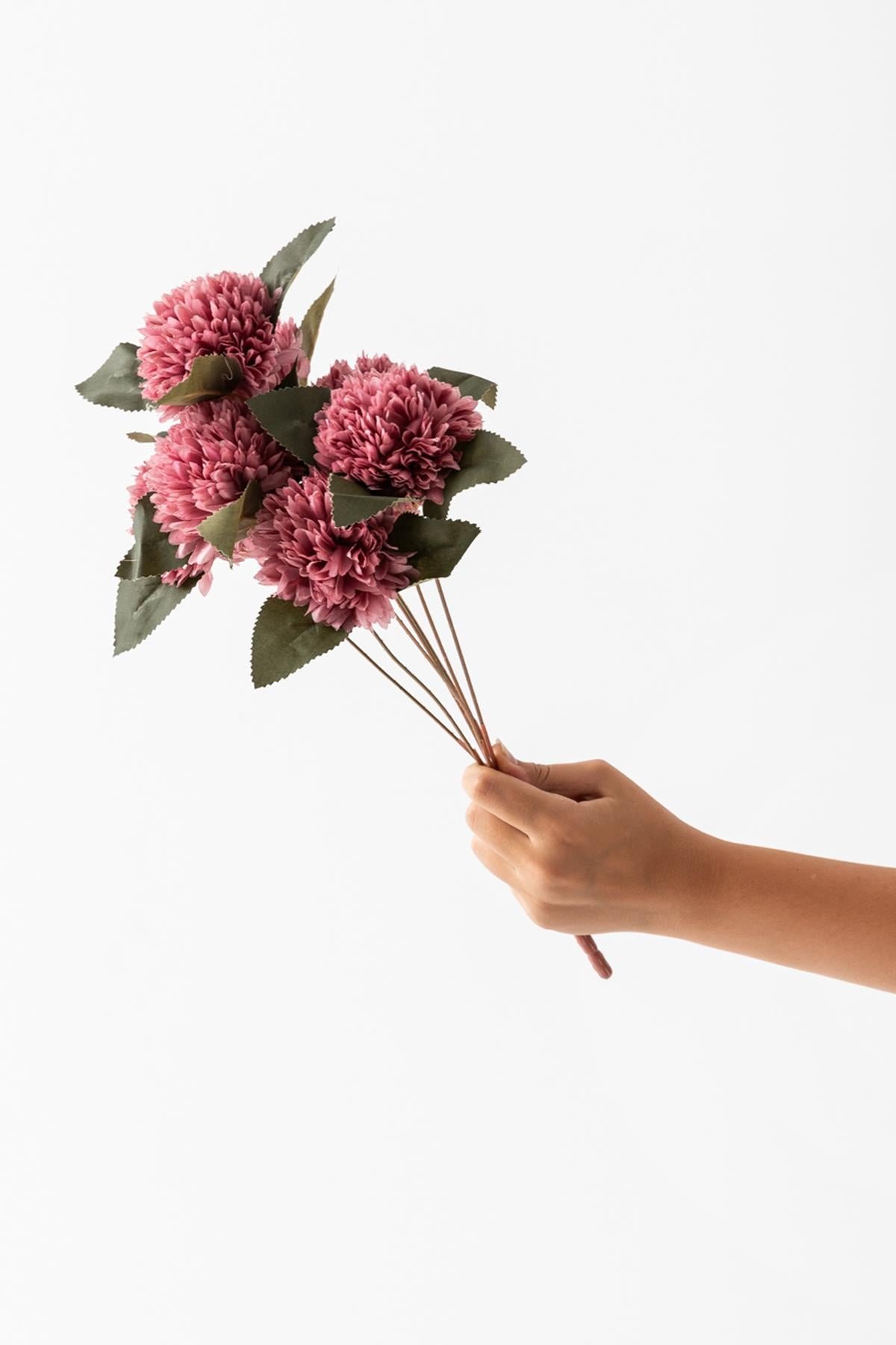 Dikey Dekor - yapay kasimpati cicegi gul kurusu 40 cm 7 dal 3025 Toptan Yapay Kasımpatı Çiçeği Gül Kurusu 40 Cm 7 Dal - Görsel 3