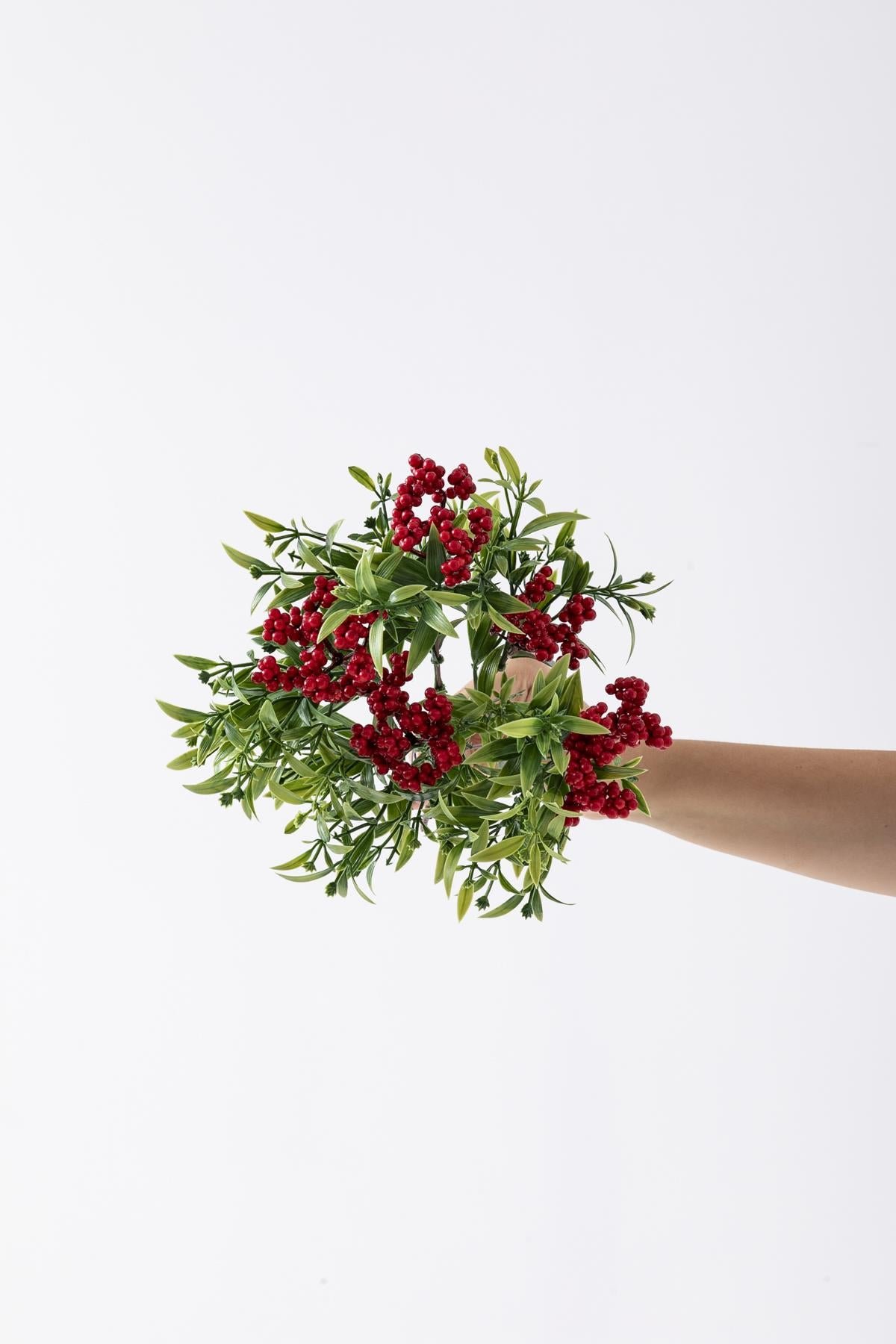 Dikey Dekor - yapay kokina demeti 35 cm 5 dal uv 8633 Toptan Yapay Kokina Demeti 35 Cm 5 Dal Uv - Görsel 3