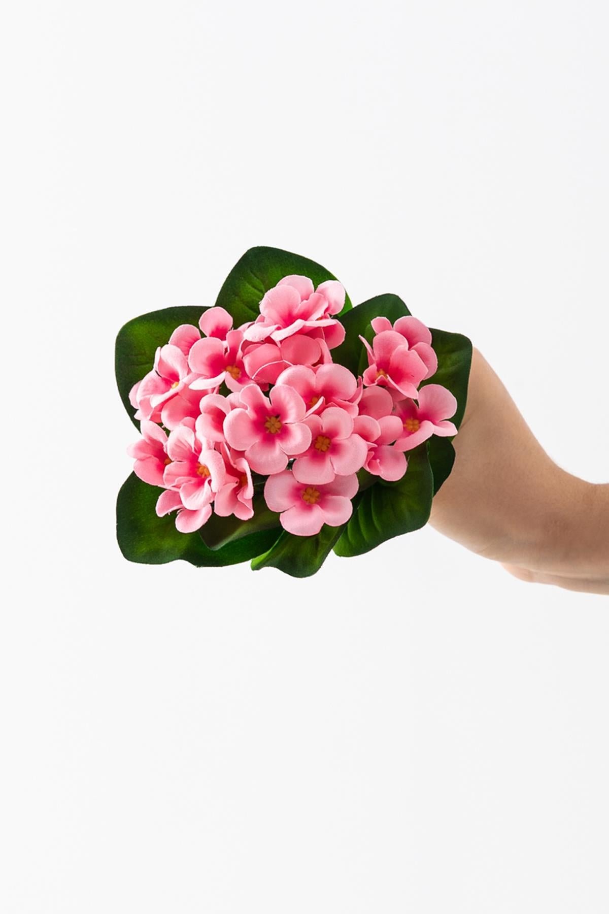 Dikey Dekor - yapay krizantem demeti 15 cm tek dal 6895 Toptan Yapay Menekşe Çiçeği 15 Cm Tek Dal-Mor / STANDART - Görsel 3