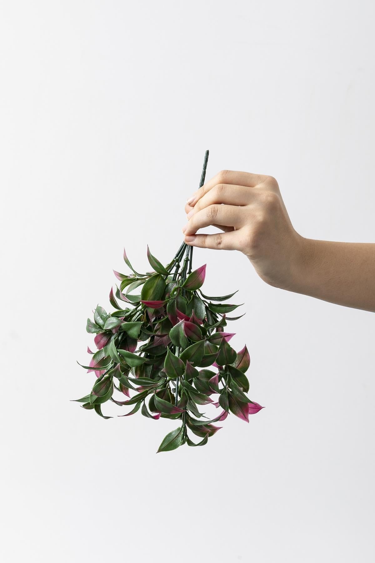 Dikey Dekor - yapay limon yapragi demeti yesil pembe 30 cm 7 dal uv 4086 Toptan Yapay Limon Yaprağı Demeti Yeşil Pembe 30 Cm 7 Dal (Uv) - Görsel 4