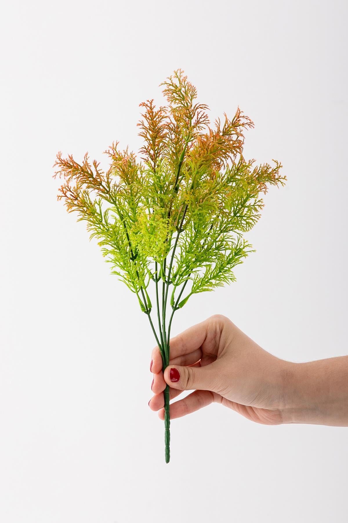 Dikey Dekor - yapay ot demeti 35 cm 5 dal 6653 Toptan Yapay Ot Demeti 35 Cm 5 Dal-Açık Yeşil / STANDART - Görsel 4