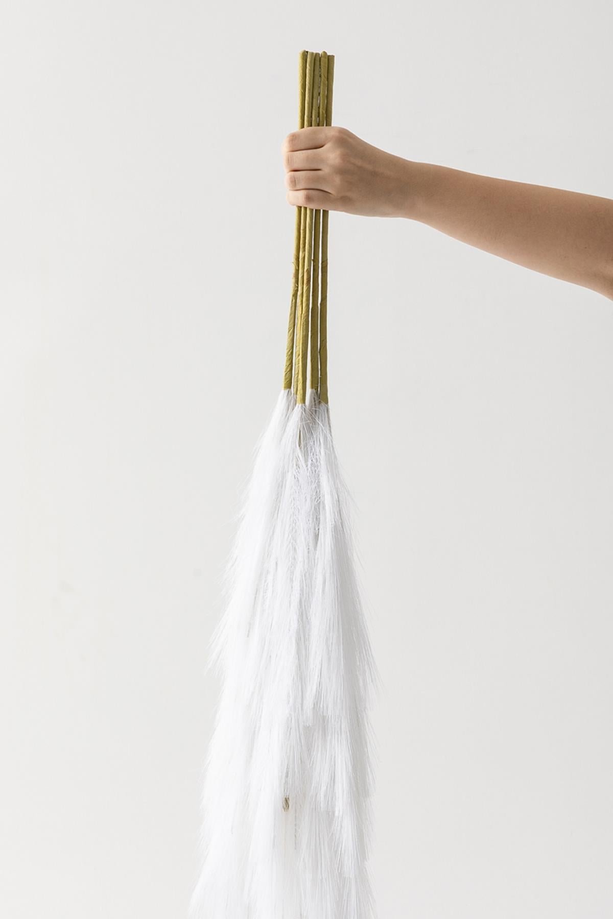 Dikey Dekor - yapay pampas 100 cm tek dal beyaz 5 li 4575 Toptan Yapay Pampas 100 Cm Tek Dal Beyaz 5'li - Görsel 3