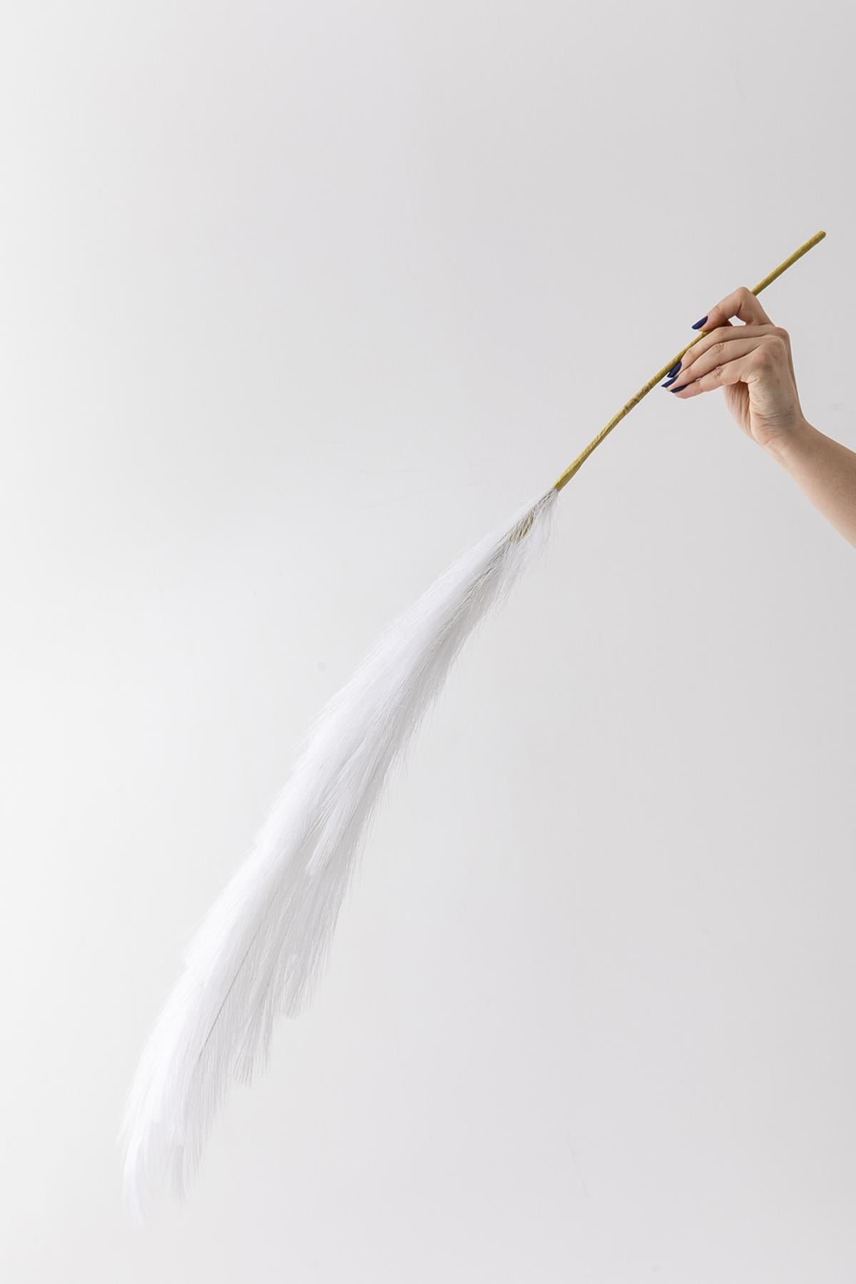 Dikey Dekor - yapay pampas cicegi 100 cm tek dal beyaz 5040 Toptan Yapay Pampas Çiçeği 100 Cm Tek Dal Beyaz - Görsel 4