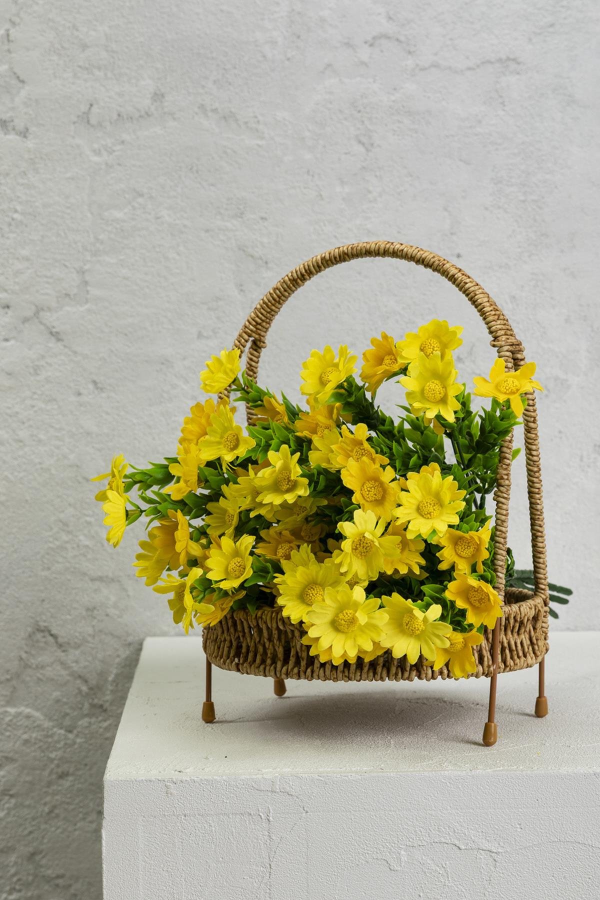 Dikey Dekor - yapay papatya demeti 35 cm 5 dal 5165 Toptan Yapay Papatya Demeti 35 Cm 5 Dal-Mor / STANDART - Görsel 2