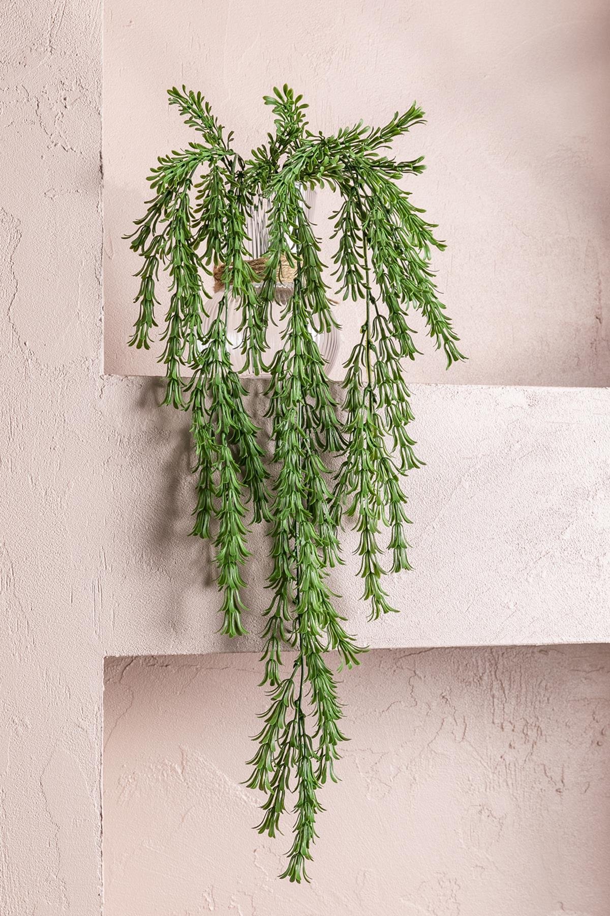Dikey Dekor - yapay puskullu sarmasik uv korumali 80 cm 5 dal 3764 Toptan Yapay Püsküllü Sarmaşık (Uv) Korumalı Koyu Yeşil 80 Cm 5 Dal (Uv) - Görsel 2