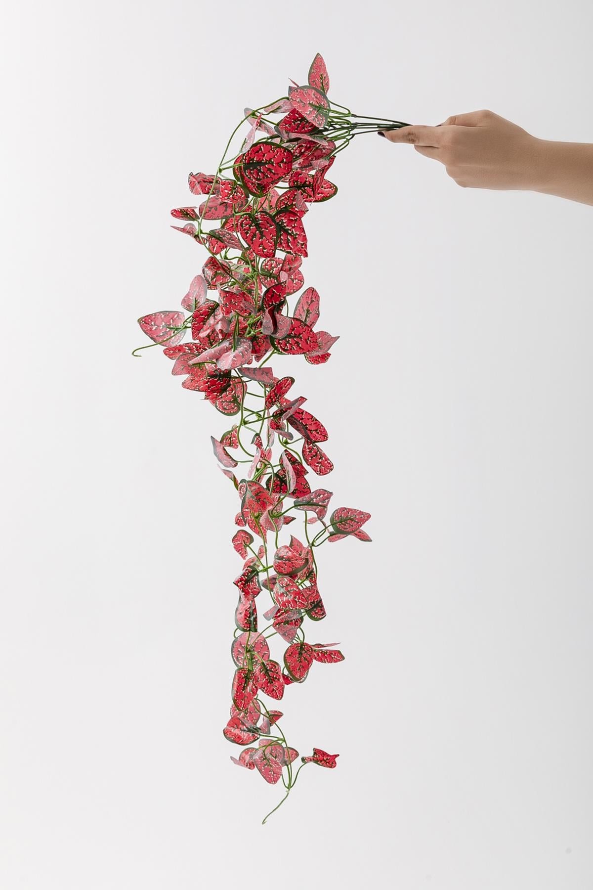 Dikey Dekor - yapay renkli sarmasik 80 cm 5 dal fusya 5787 Toptan Yapay Renkli Sarmaşık 80 Cm 5 Dal Fuşya - Görsel 3