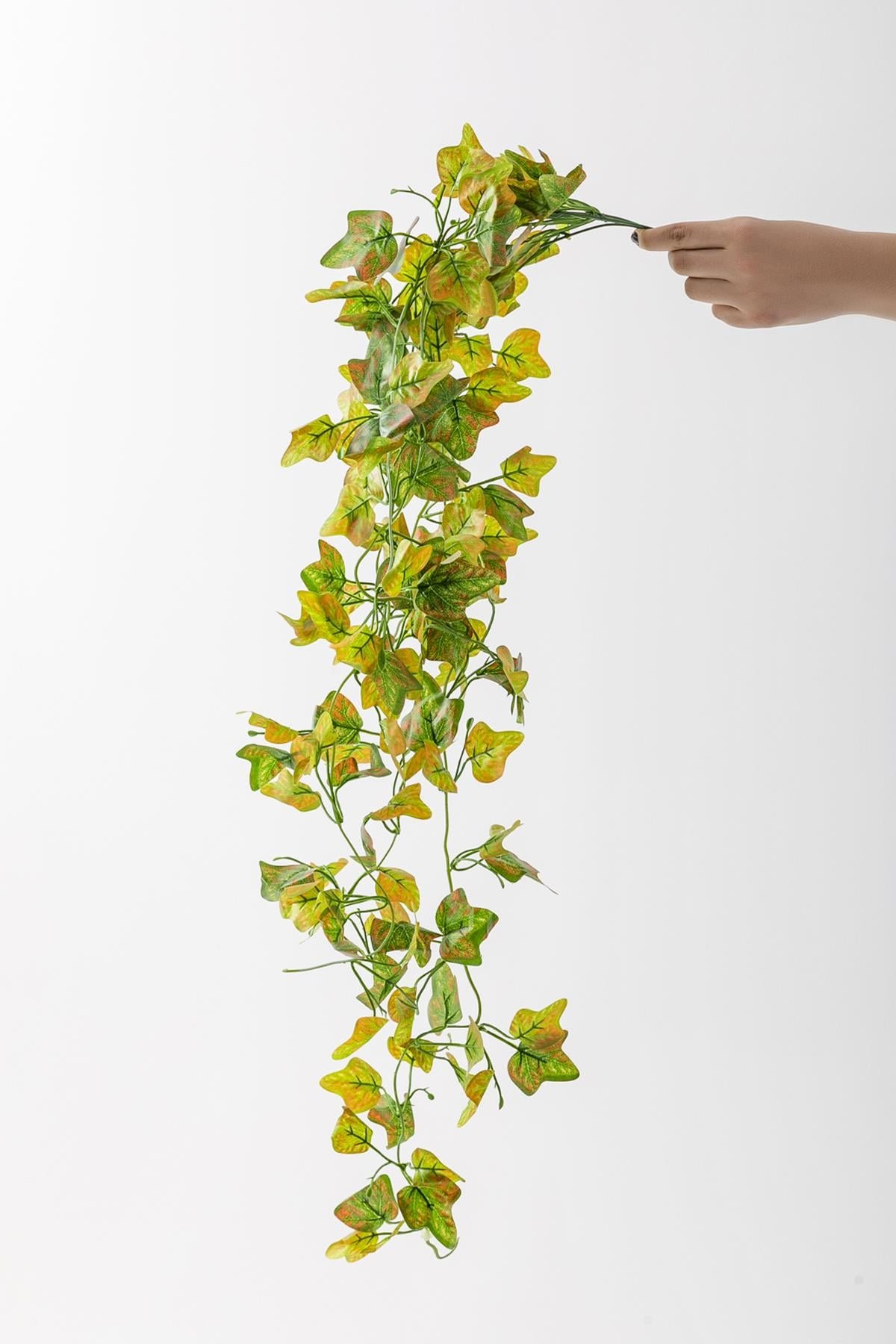 Dikey Dekor - yapay renkli sarmasik 80 cm 5 dal yesil 5803 Toptan Yapay Renkli Sarmaşık 80 Cm 5 Dal Yeşil - Görsel 3