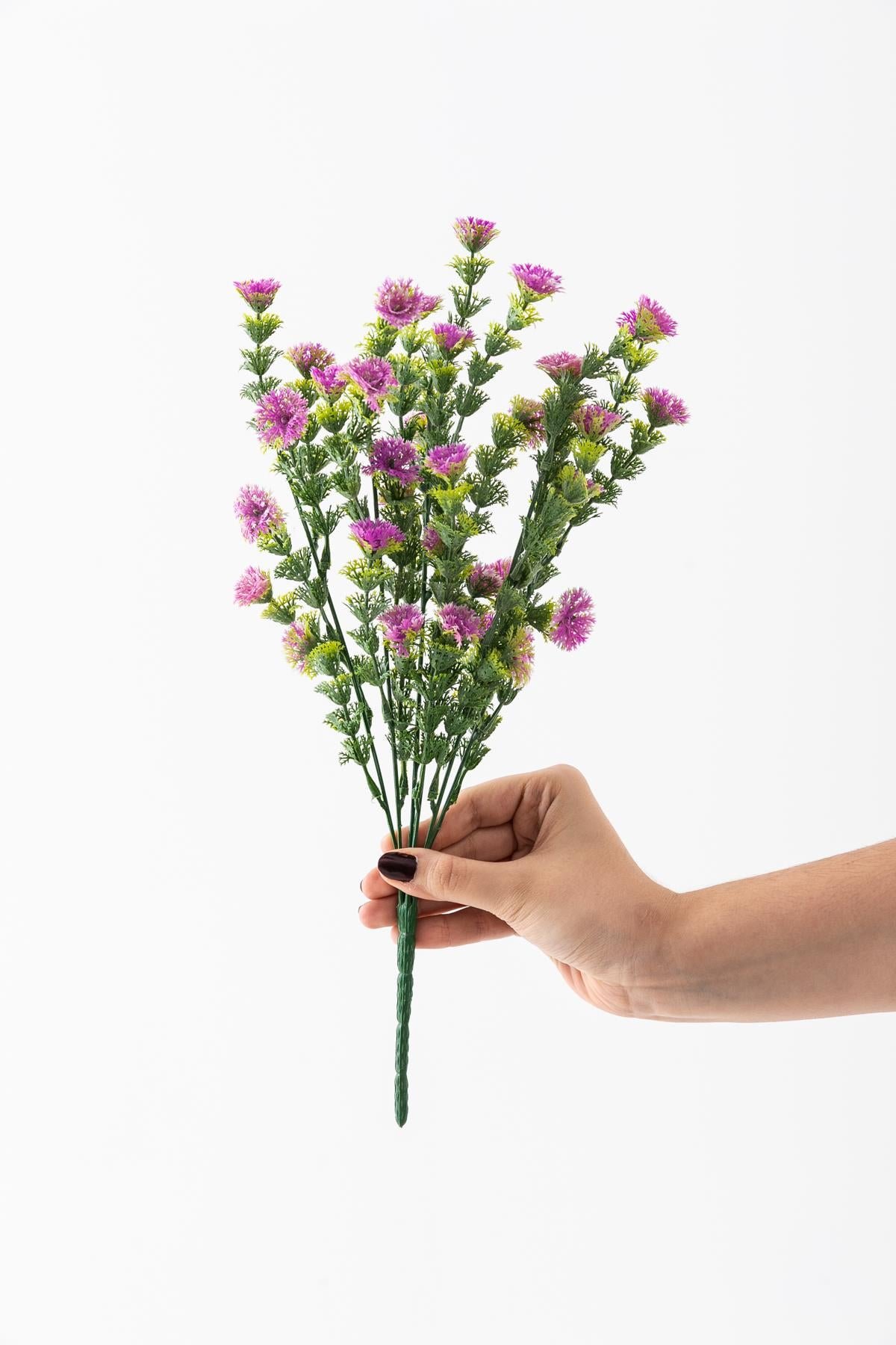 Dikey Dekor - yapay renkli yesillik demeti 40 cm 5 dal 6771 Toptan Yapay Renkli Yeşillik Demeti 40 Cm 5 Dal-Turuncu / STANDART - Görsel 4
