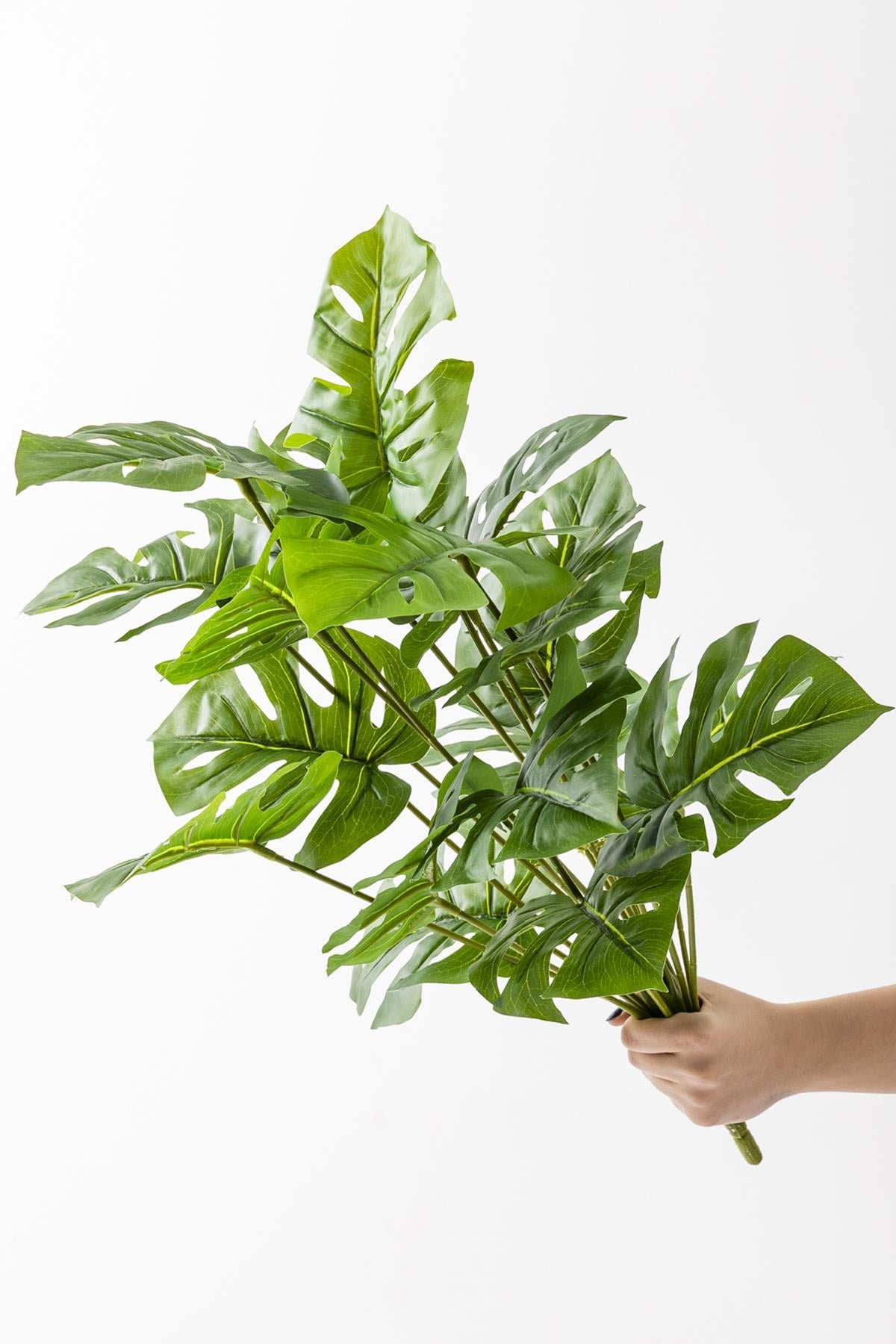 Dikey Dekor - yapay salon kose cicegi 65 cm devetabani saksisiz 4929 Toptan Yapay Salon Köşe Çiçeği 65 Cm Devetabanı (Saksısız) - Görsel 3