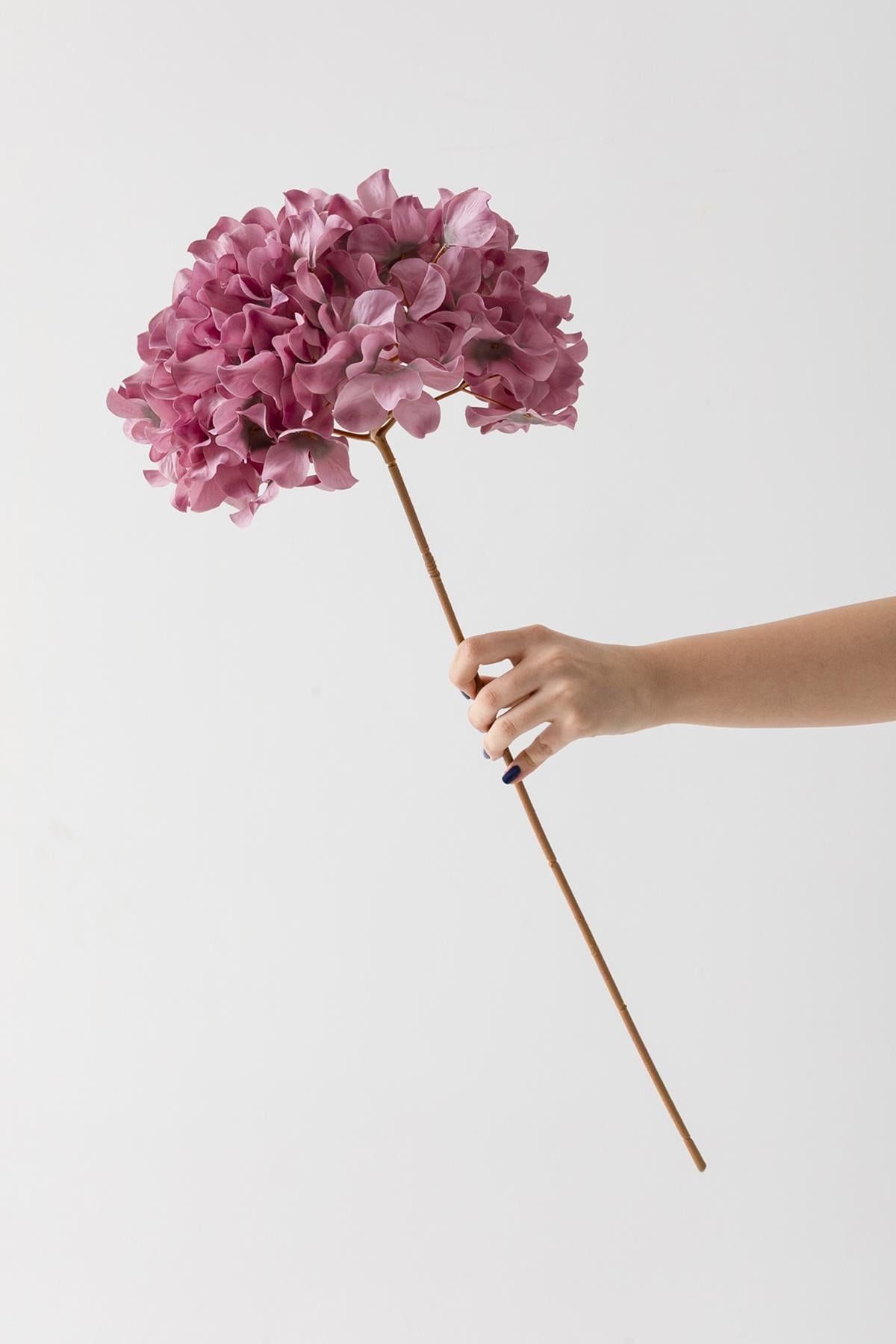 Dikey Dekor - yapay vazo cicegi ortanca 75 cm 5 dal gul kurusu 4486 Toptan Yapay Vazo Çiçeği Ortanca 75 Cm 5 Dal Gül Kurusu - Görsel 3