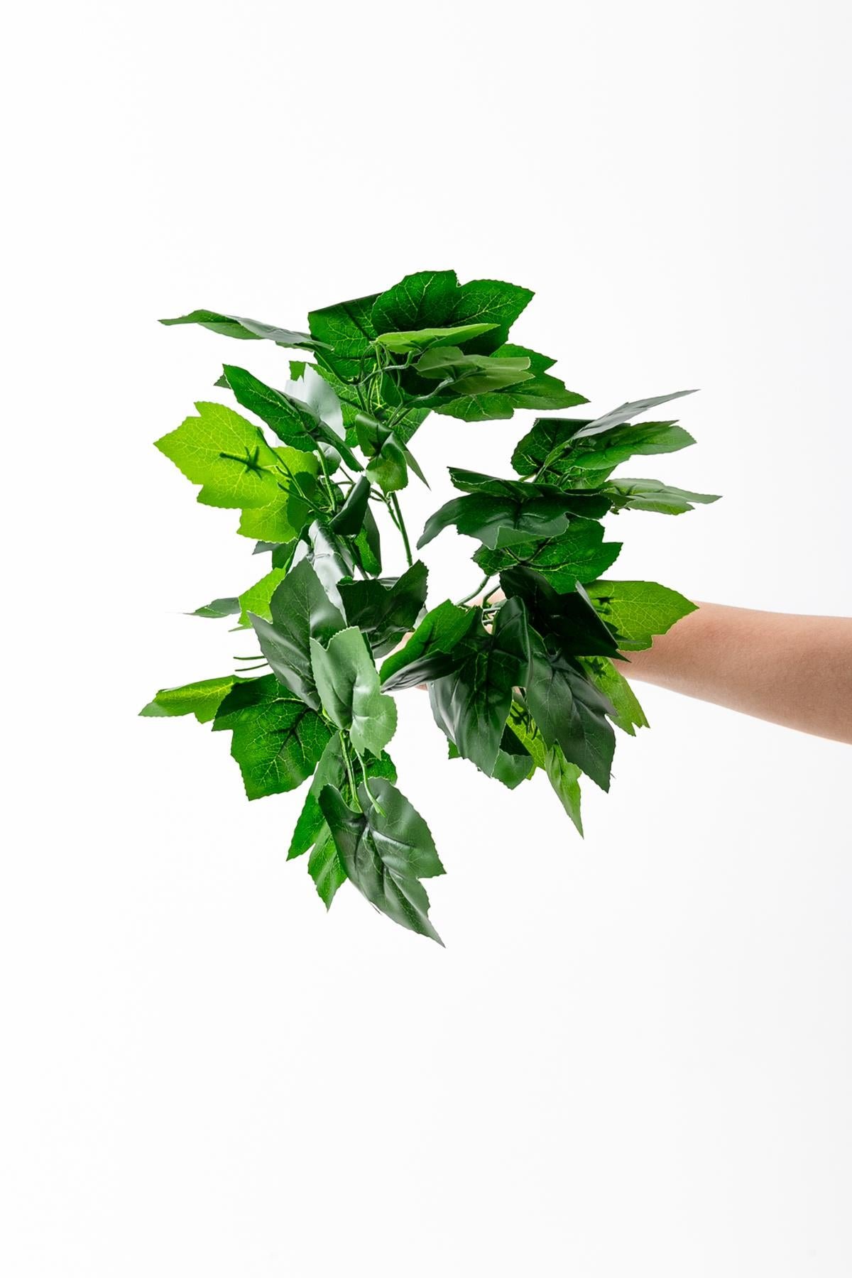 Dikey Dekor - yapay yesillik demeti yesil 40 cm 5 dal 7595 Toptan Yapay Yeşillik Demeti Yeşil 40 Cm 5 Dal - Görsel 2