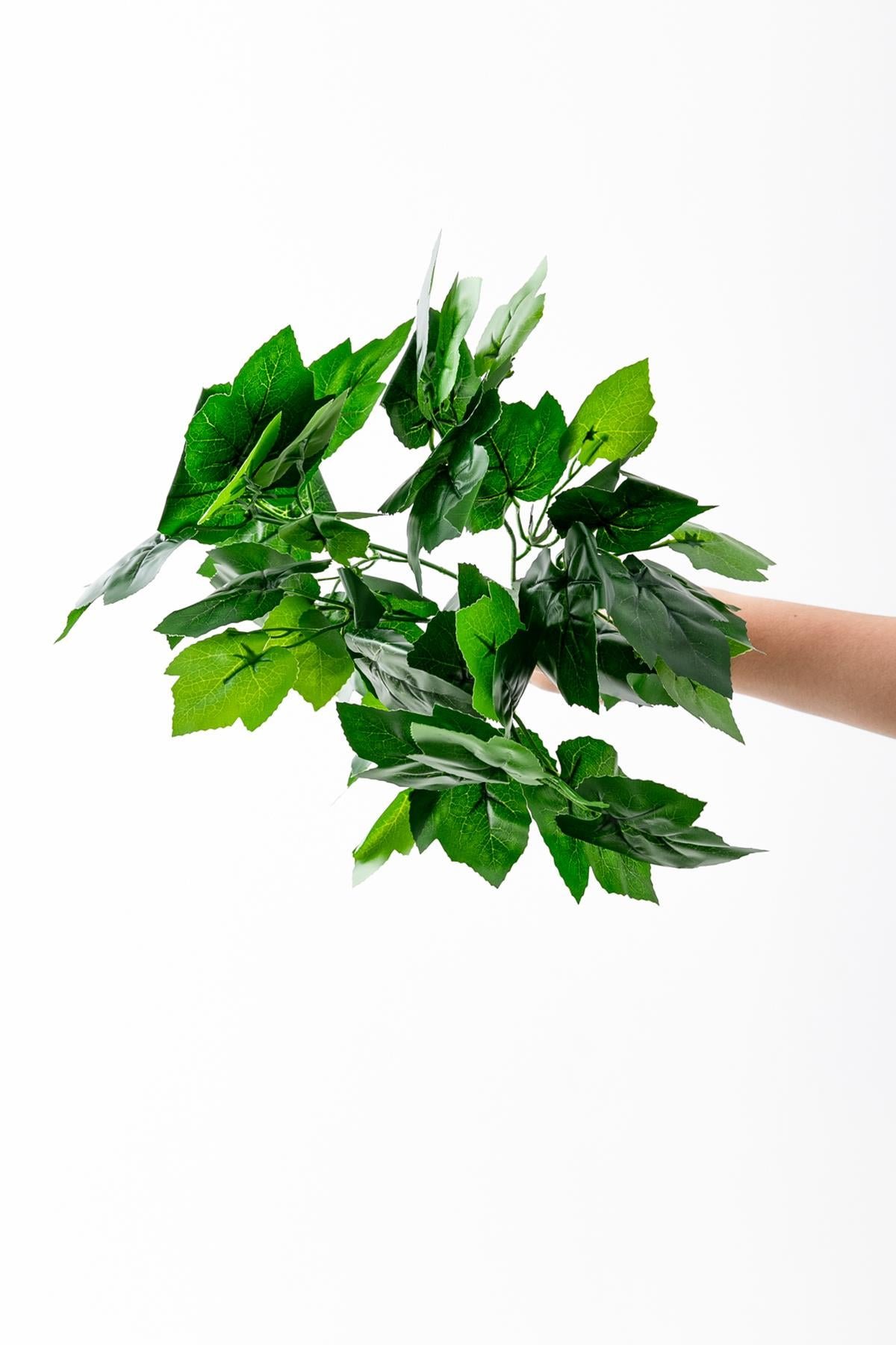 Dikey Dekor - yapay yesillik demeti yesil 40 cm 5 dal 7597 Toptan Yapay Yeşillik Demeti Yeşil 40 Cm 5 Dal - Görsel 4