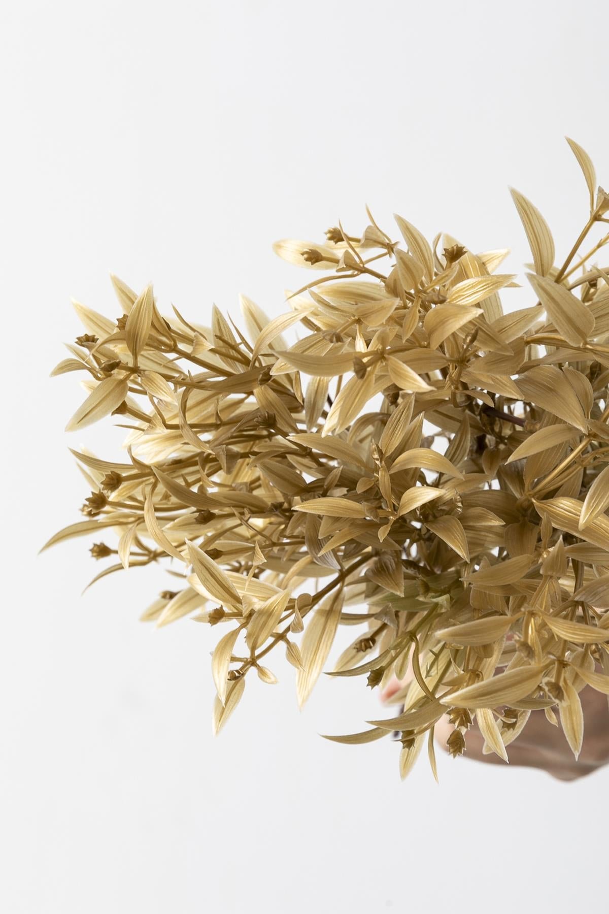 Dikey Dekor - yapay zeytin demeti gold 30 cm 5 dal uv 4056 Toptan Yapay Zeytin Demeti Gold 30 Cm 5 Dal (Uv) - Görsel 4