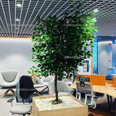 Yapay Bambu Dekorasyonu Levent Plaza