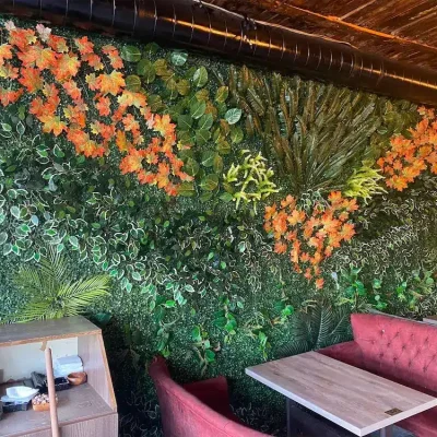 Yapay Bitki Duvar Kime Ne Cafe