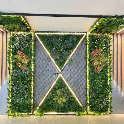 Yapay Bitki Duvar Sanat Kumaş