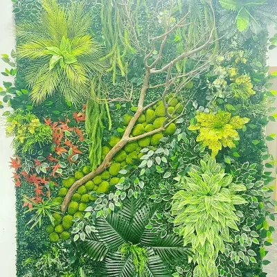 Yosunlu Dikey Bahçe Voss Coiffeur